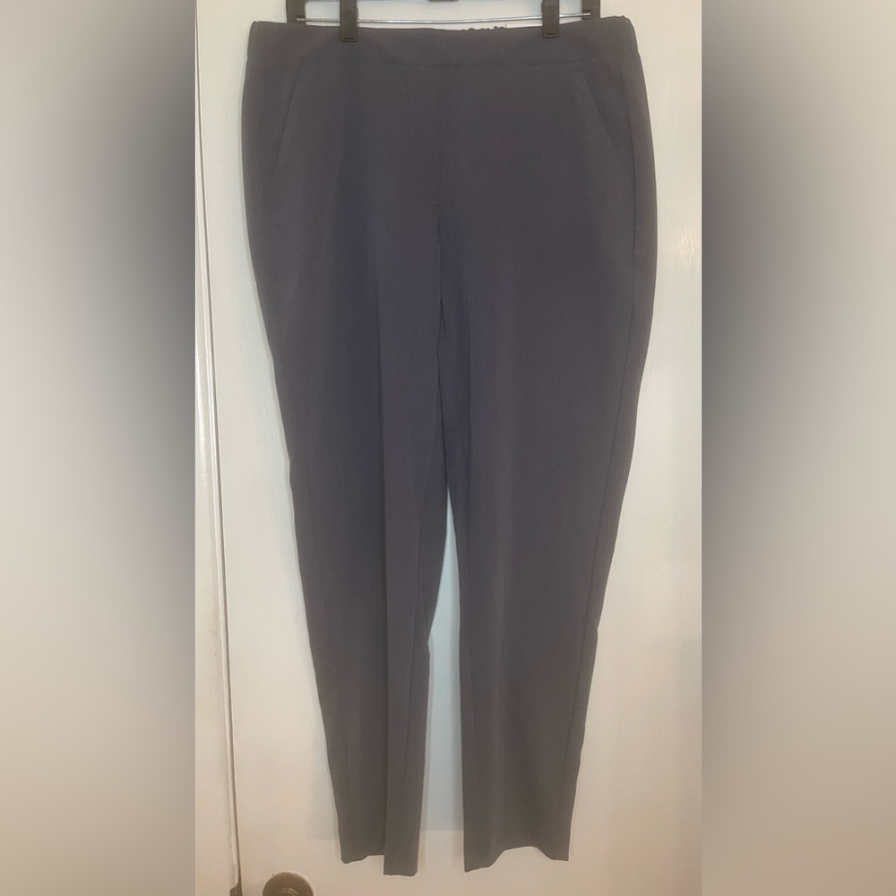 Nine West Crop Relaxed Mid-Rise Straight Leg Comfort Waist Pants — Size L, NWT